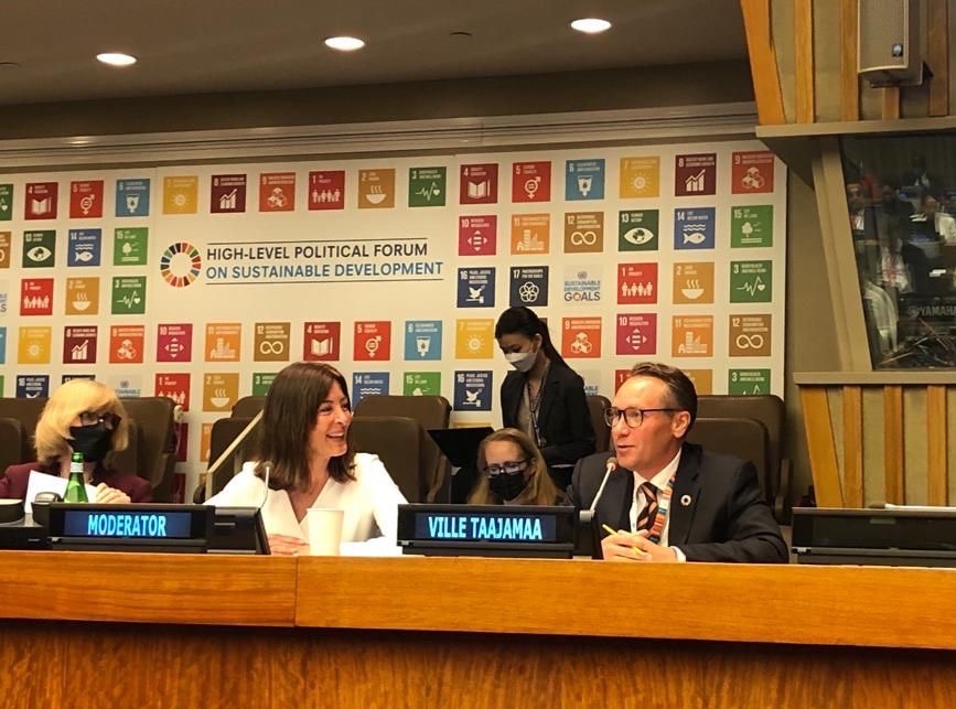 Moderating the UN High-Level Political Forum