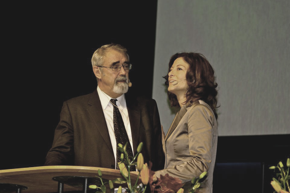 Percy Barnevik and Lydia Capolicchio