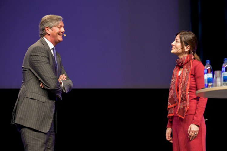 Victor Muller and Lydia Capolicchio